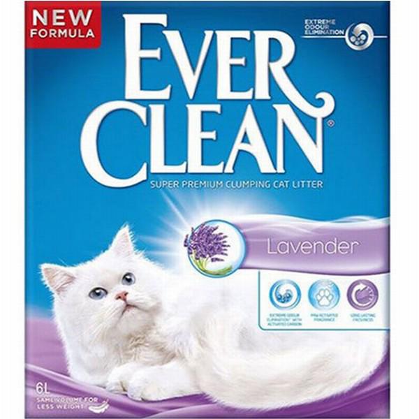 Ever Clean Lavanta Kokulu Topaklanan Kalın Taneli Bentonit Kedi Kumu 2 x 10 lt