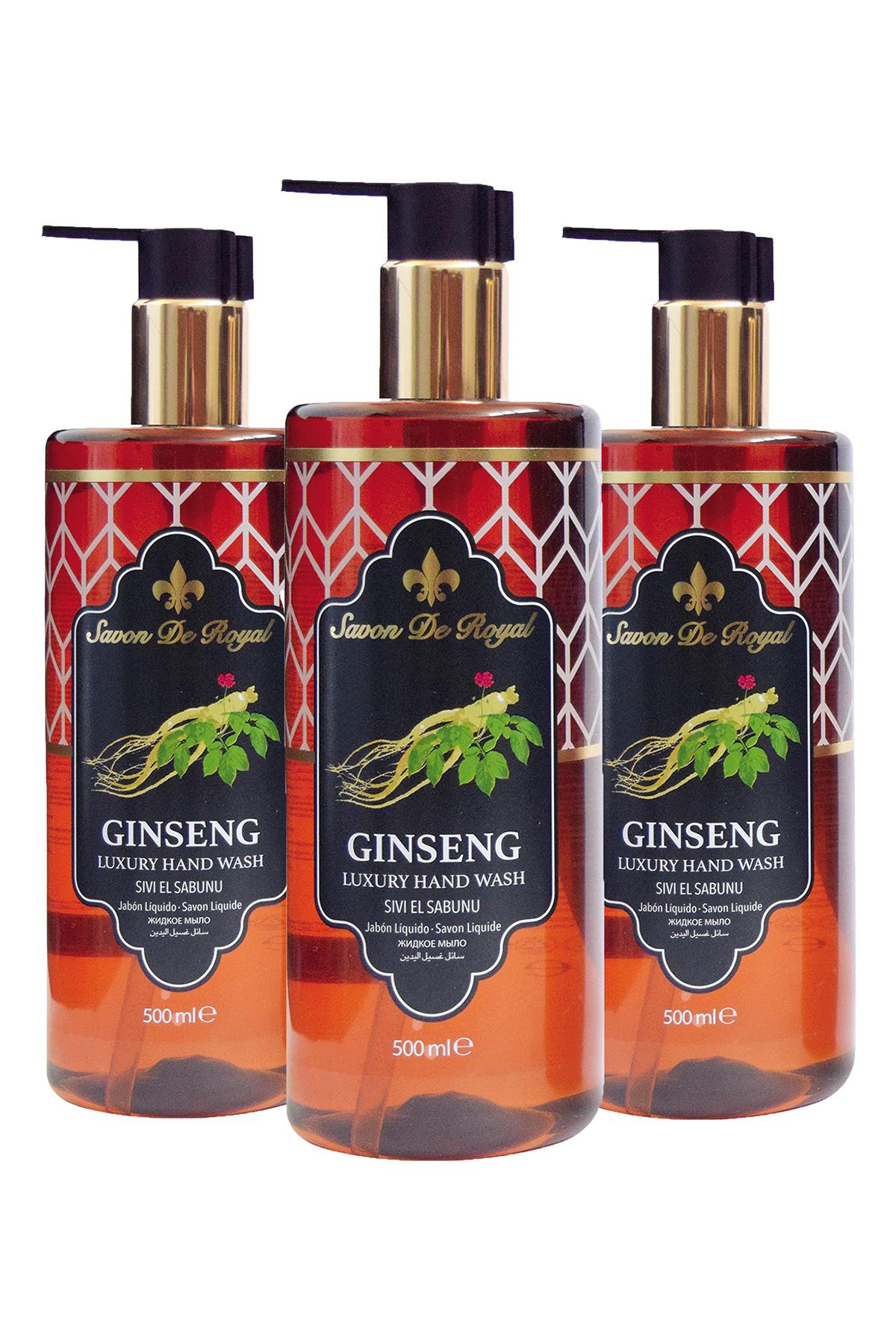 Savon De Royal Ginseng Nemlendiricili Sıvı Sabun 500 ml 3'lü