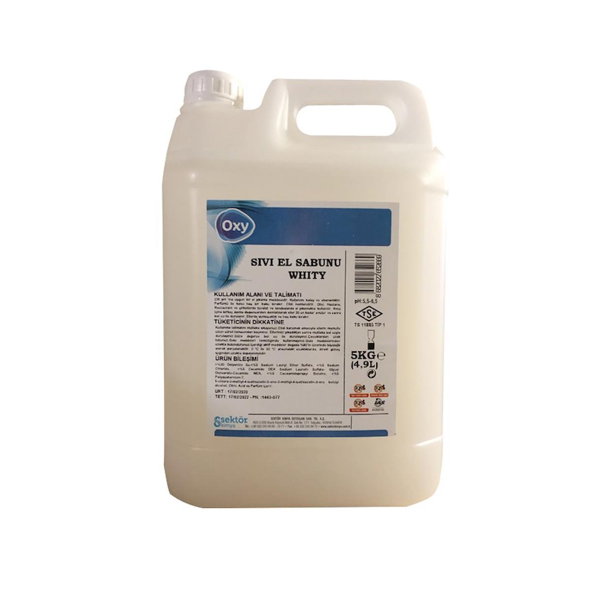 Oxy Nemlendiricili Sıvı Sabun 5 kg Tekli