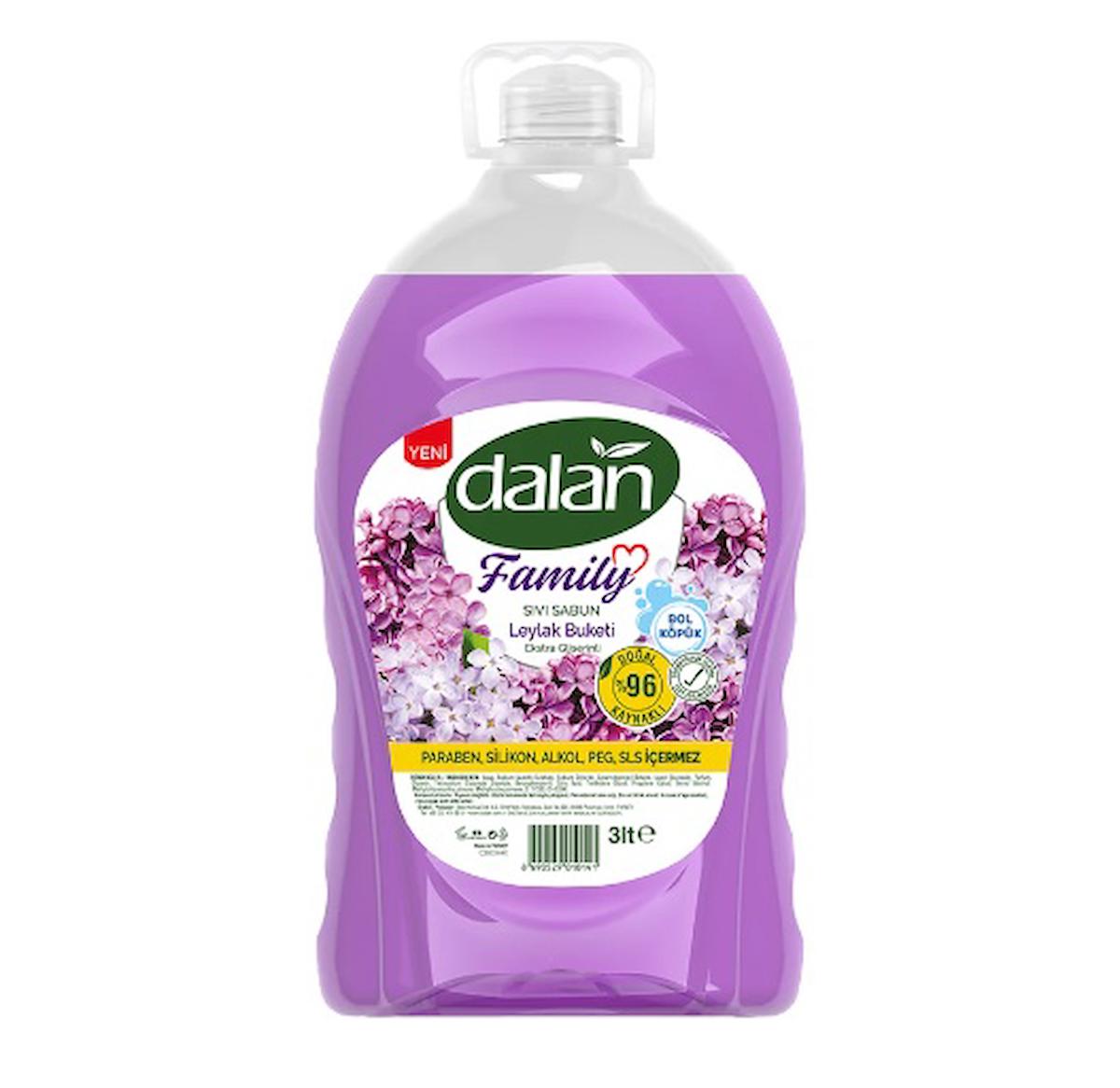 Dalan Leylak Nemlendiricili Sıvı Sabun 4 x 3 lt 4'lü