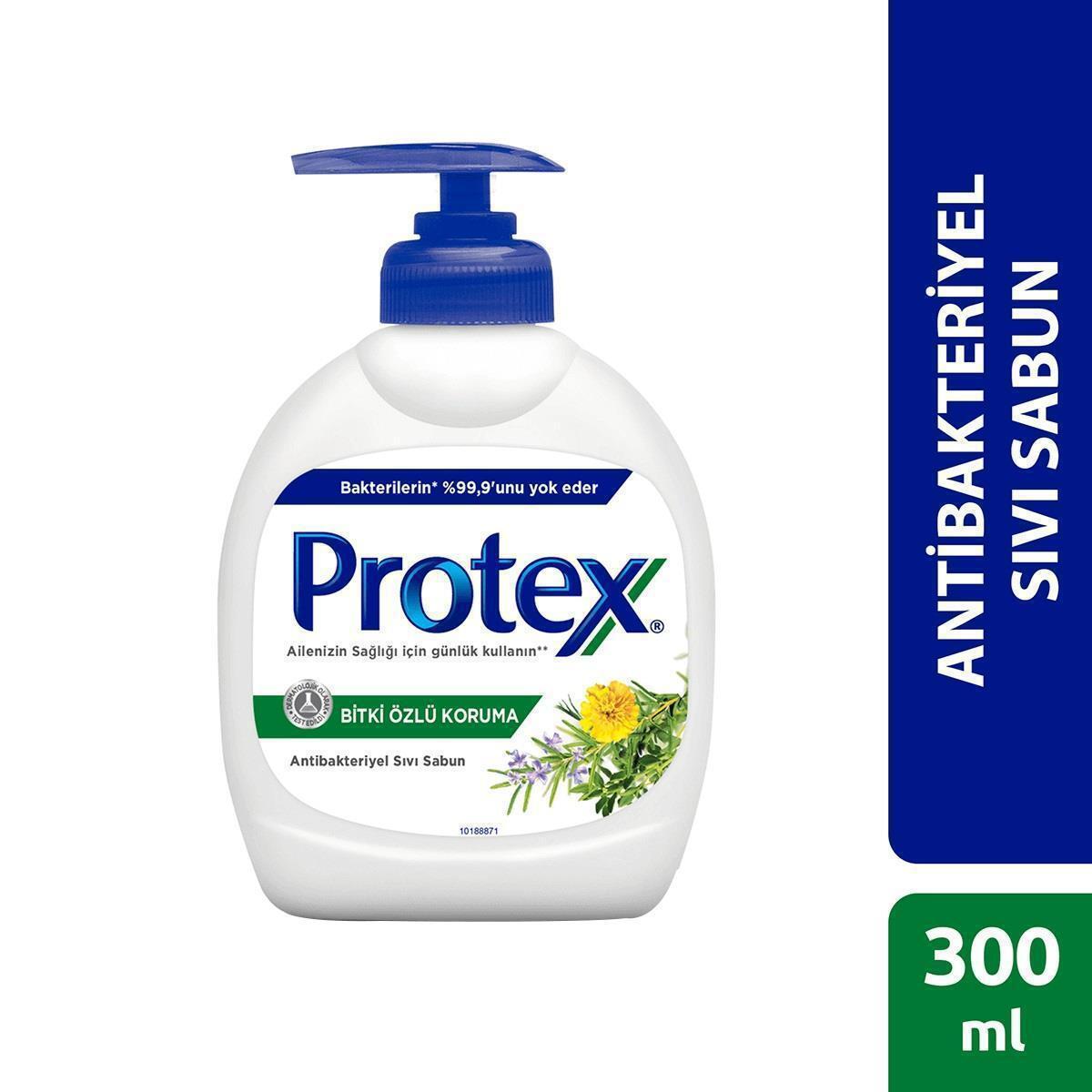 Protex Antibakteriyel Bitki Özlü Sıvı Sabun 300 ml Tekli