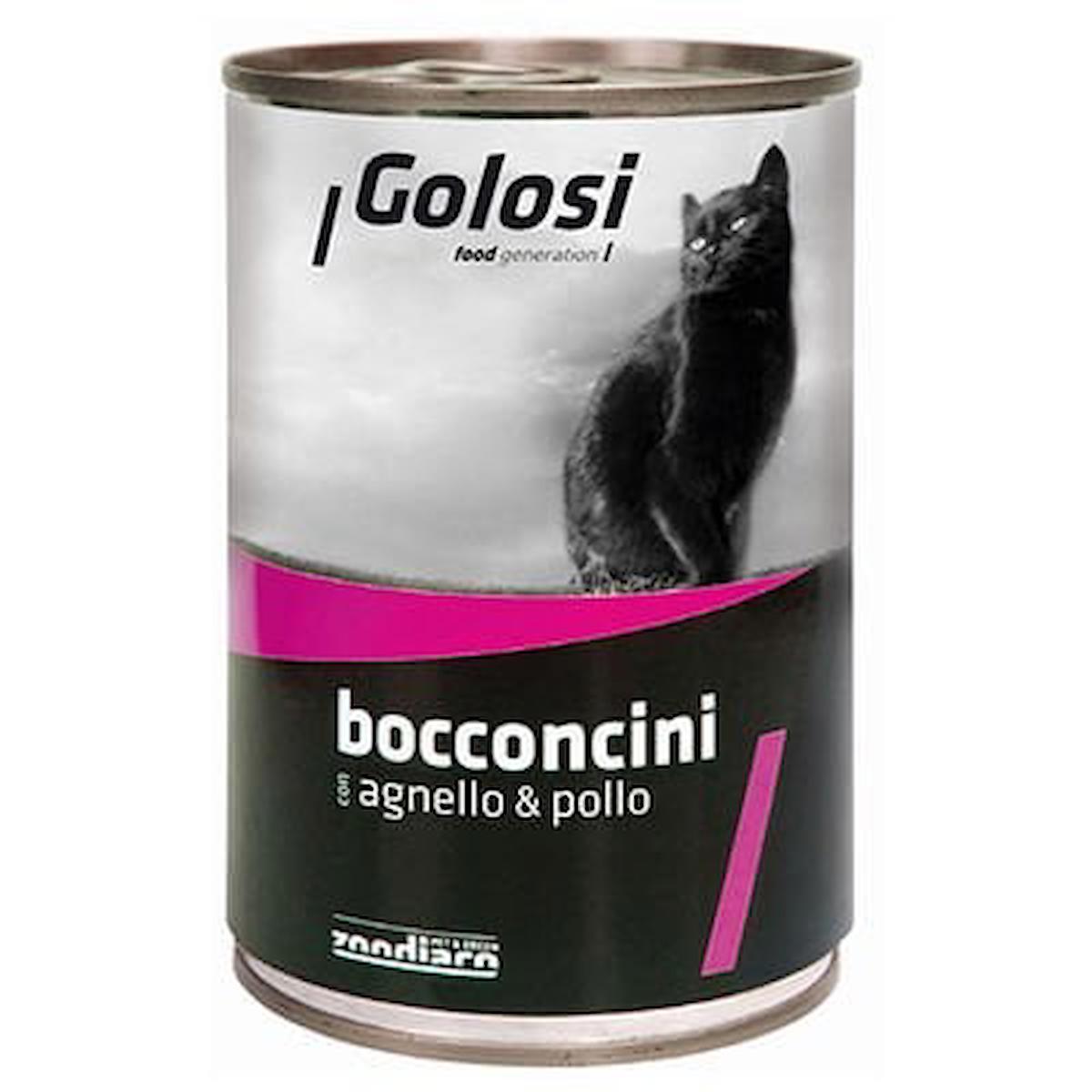Golosi Bocconcini Kuzu Etli ve Tavuklu Yetişkin Yaş Kedi Maması 400 gr