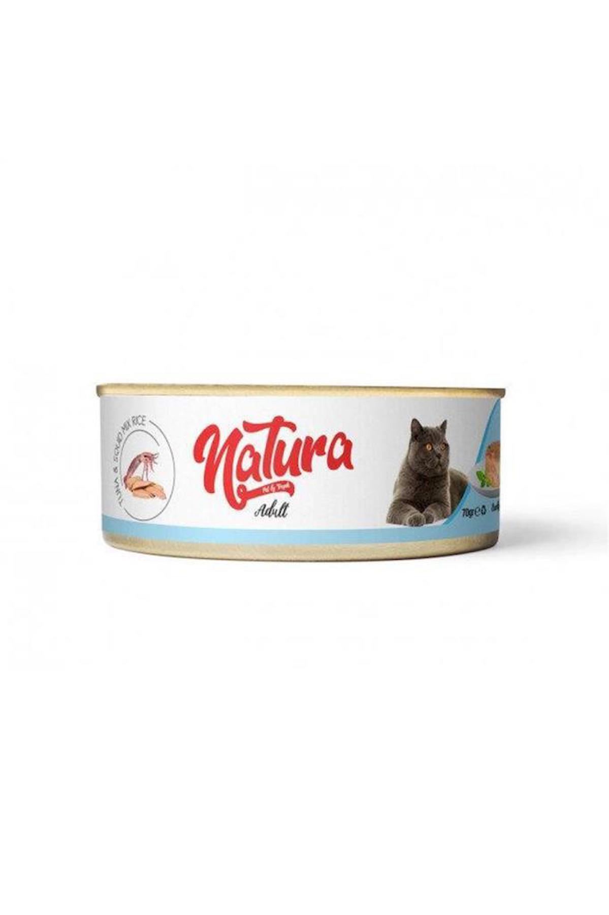 Natura Pet Kitten Ton Balıklı Yetişkin Yaş Kedi Maması 70 gr