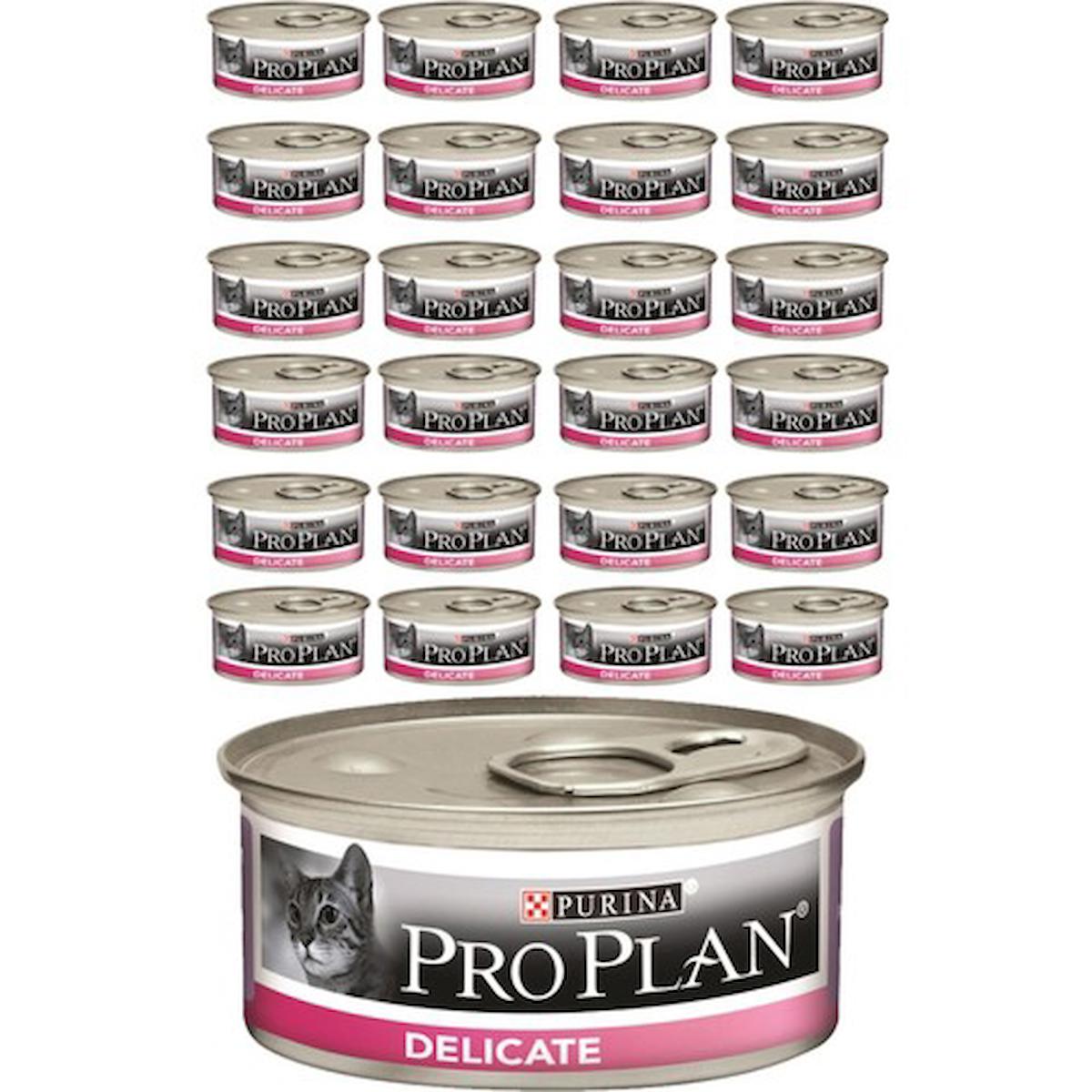 Pro Plan Delicate Hindi Etli Yetişkin Yaş Kedi Maması 24x85 gr