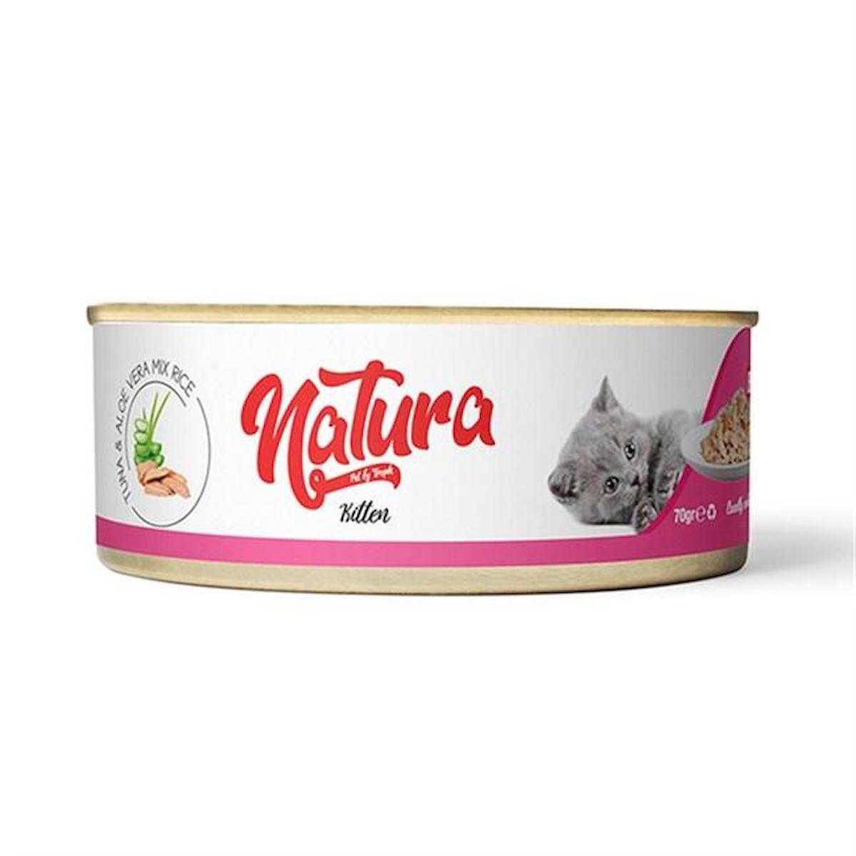 Natura Pet Kitten Ton Balıklı Yavru Yaş Kedi Maması 70 gr
