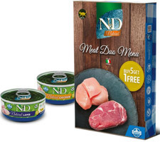 N&D Meat Duo Menu Etli Yetişkin Yaş Kedi Maması 6x70 gr