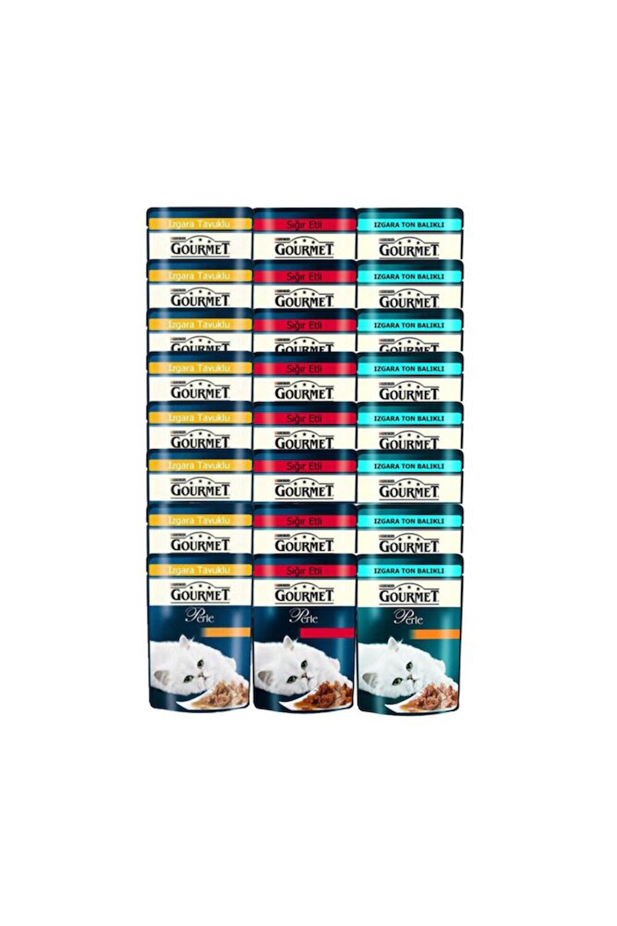 Purina Perle Karışık Yetişkin Yaş Kedi Maması 24x85 gr