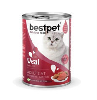Bestpet Premium Dana Etli Soslu Yetişkin Yaş Kedi Maması 400 gr