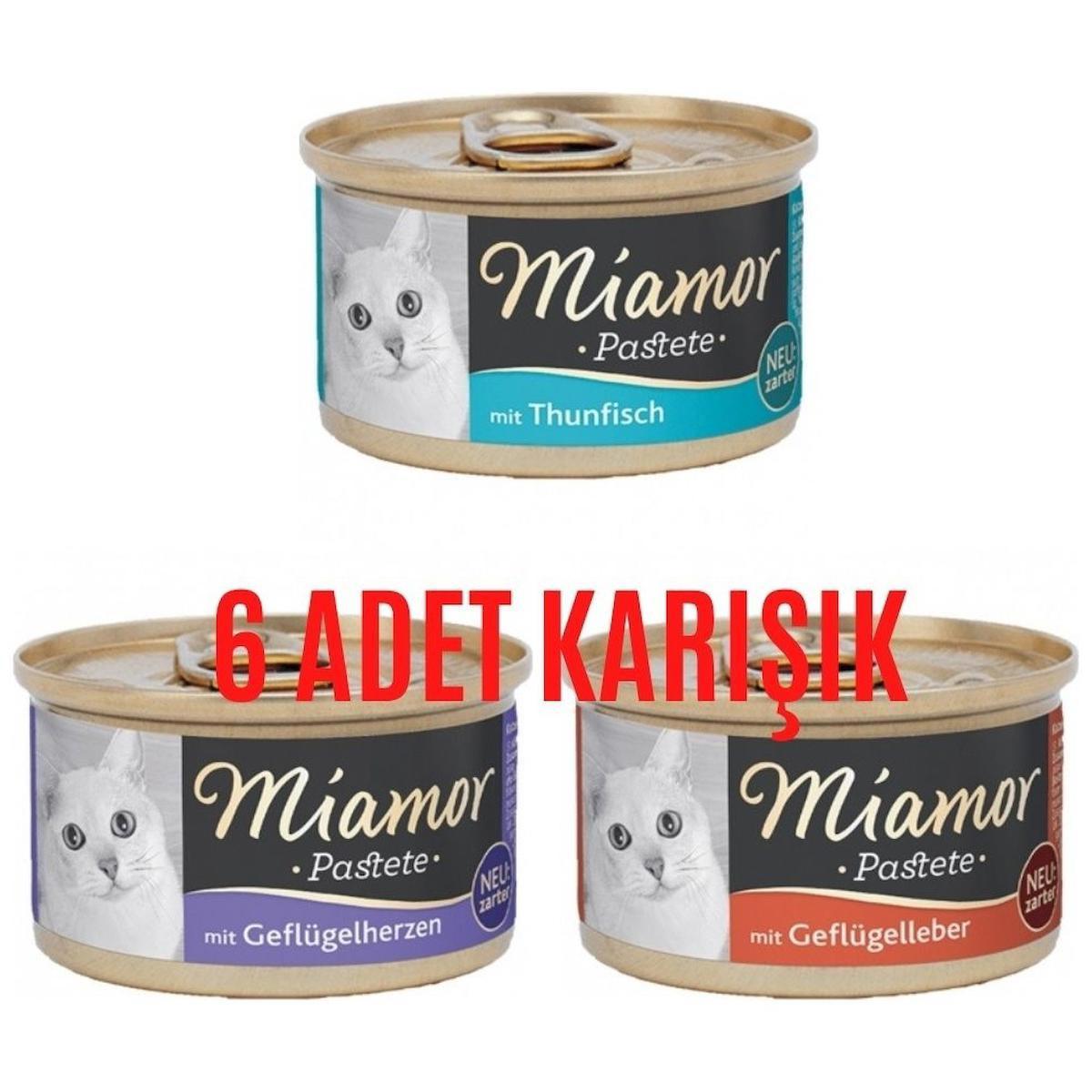 Mıamor Mit Thunfisch Karışık Yetişkin Yaş Kedi Maması 6x85 gr
