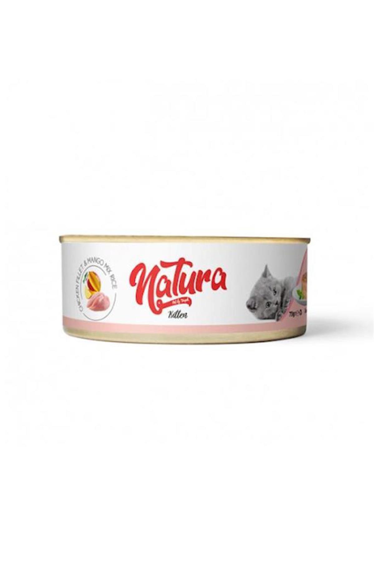 Natura Pet Kitten Tavuklu Yavru Yaş Kedi Maması 70 gr
