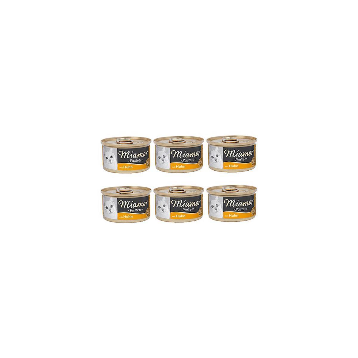 Mıamor Mit Huhn Tavuklu Yetişkin Yaş Kedi Maması 6x85 gr