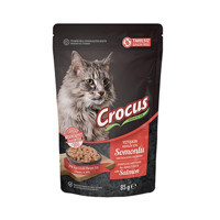 Crocus Chunks In Jelly Somonlu Jöleli Yavru Yaş Kedi Maması 85 gr