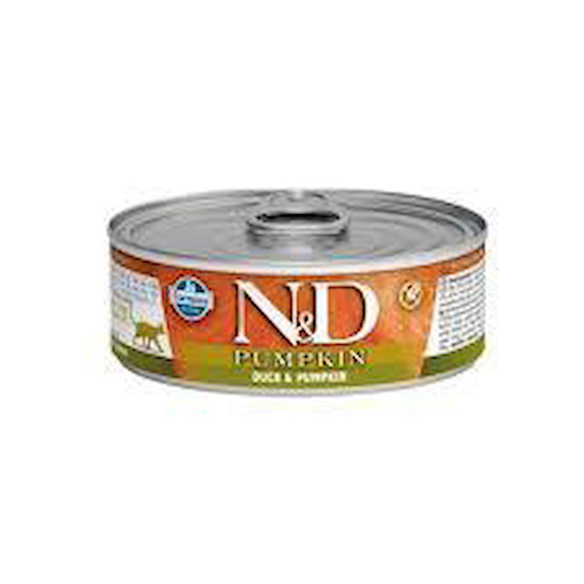 N&D Pumpkin Ördekli Yetişkin Yaş Kedi Maması 70 gr