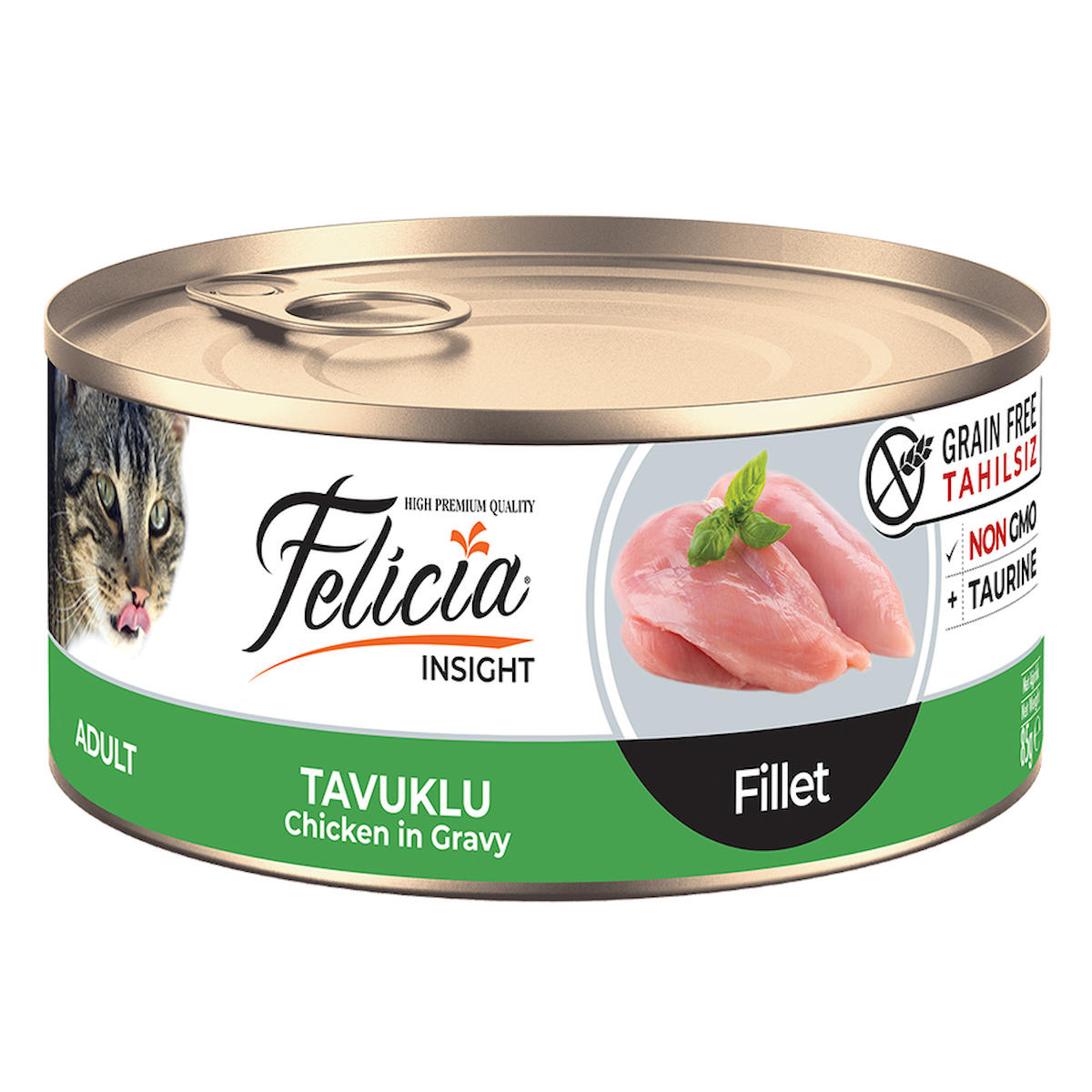 Felicia Insight Tavuklu Yetişkin Yaş Kedi Maması 24x85 gr