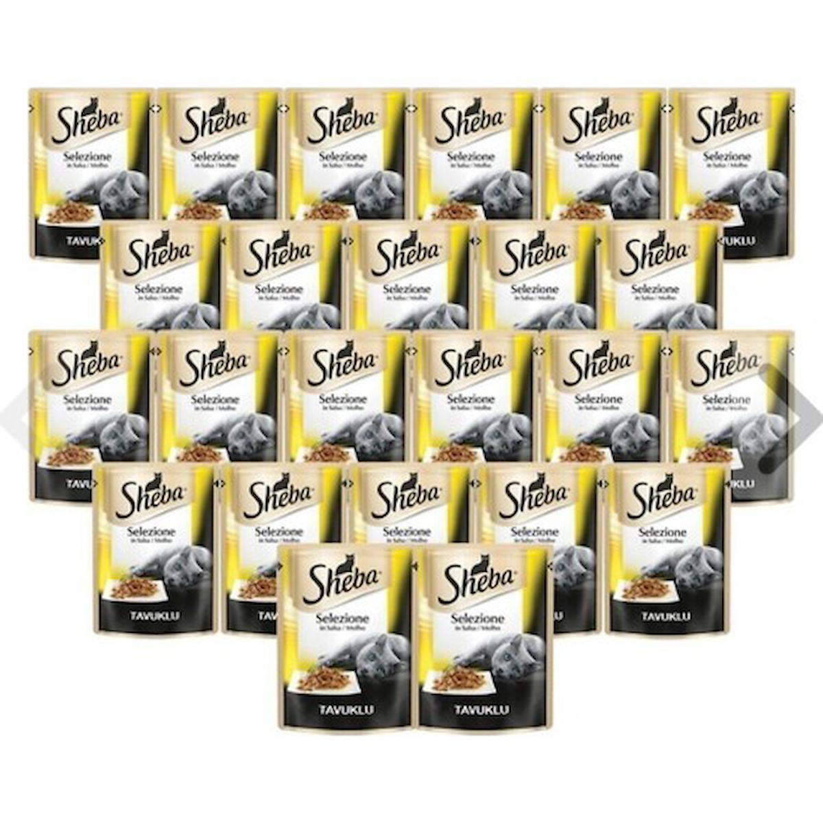 Sheba Selezione Tavuklu Yetişkin Yaş Kedi Maması 24x85 gr