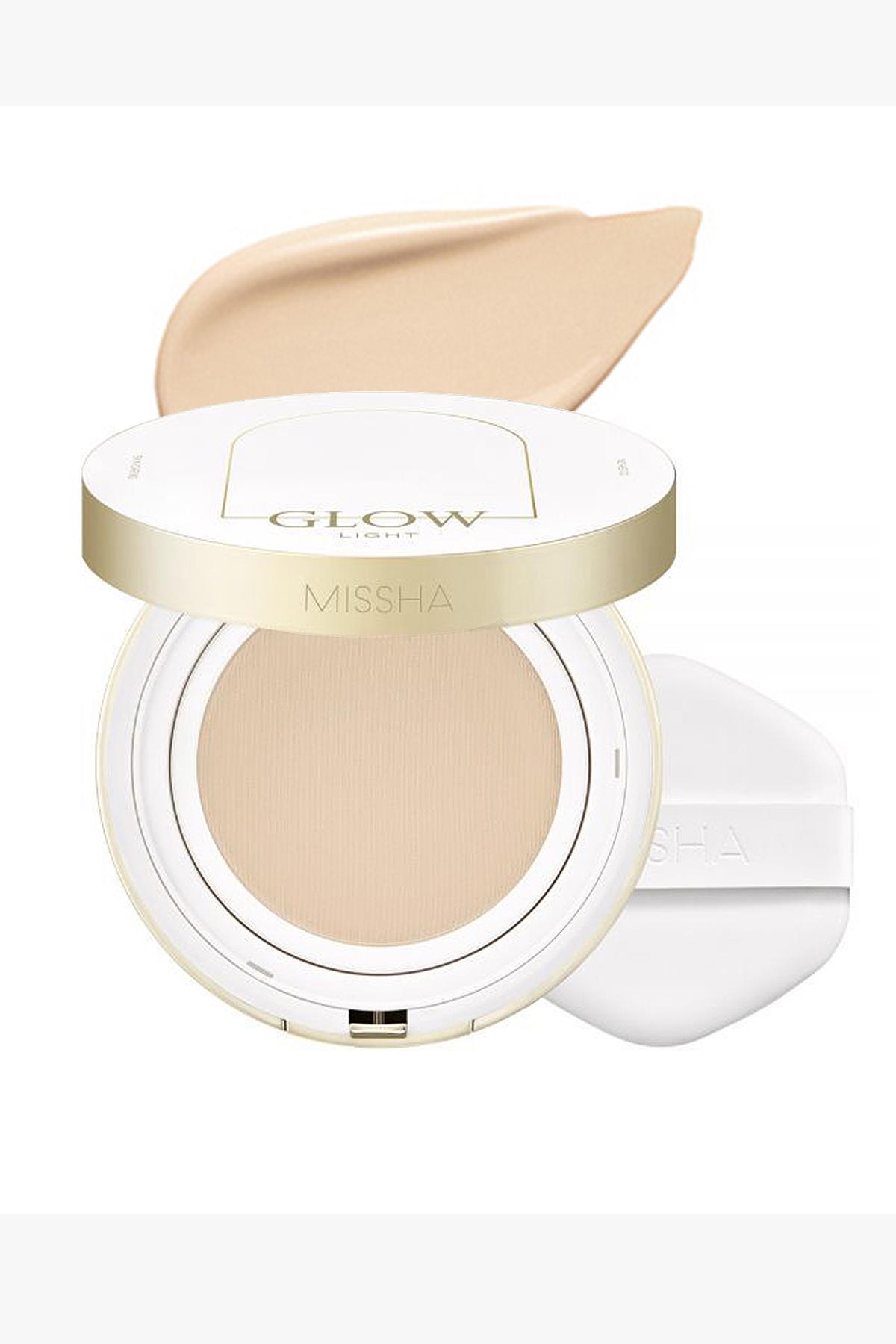 Missha Glow Light No: 21 Güneş Koruyuculu Pudra Kompakt Fondöten 13 gr