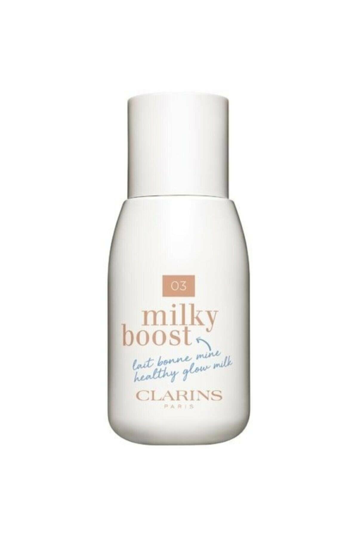 Clarins Milky Boost 03 Milky Cashew Likit Serum Fondöten 30 ml