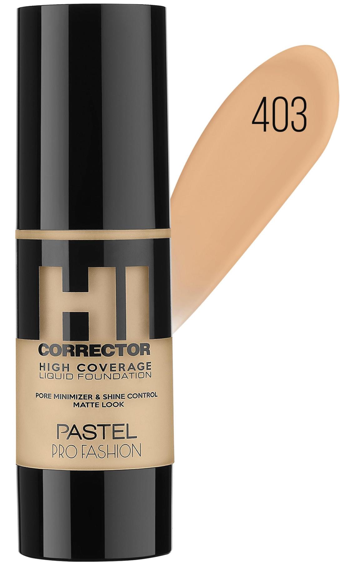 Pastel Hi Corrector High Coverage 403 Likit Tüp Fondöten 30 ml