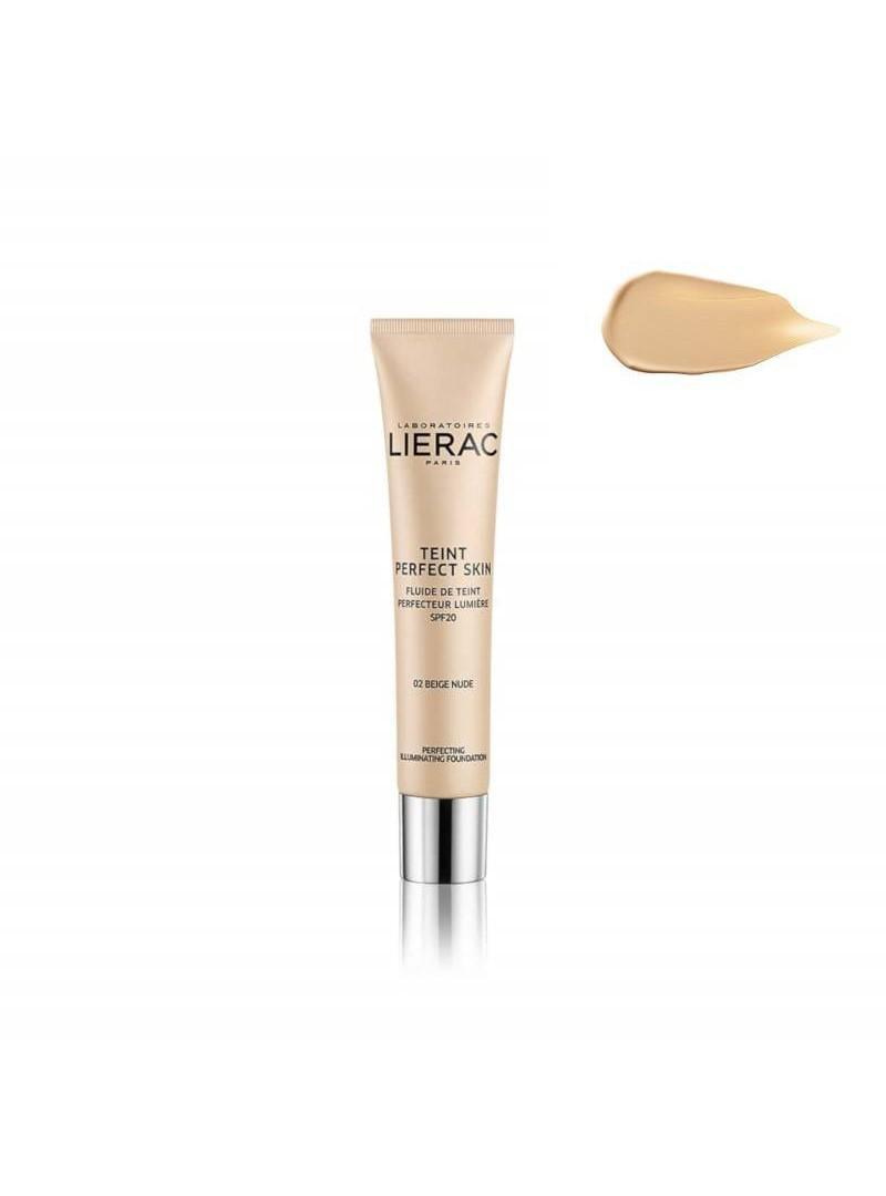 Lierac Teint Perfect Skin 02 Nude Güneş Koruyuculu Likit Serum Fondöten 30 ml