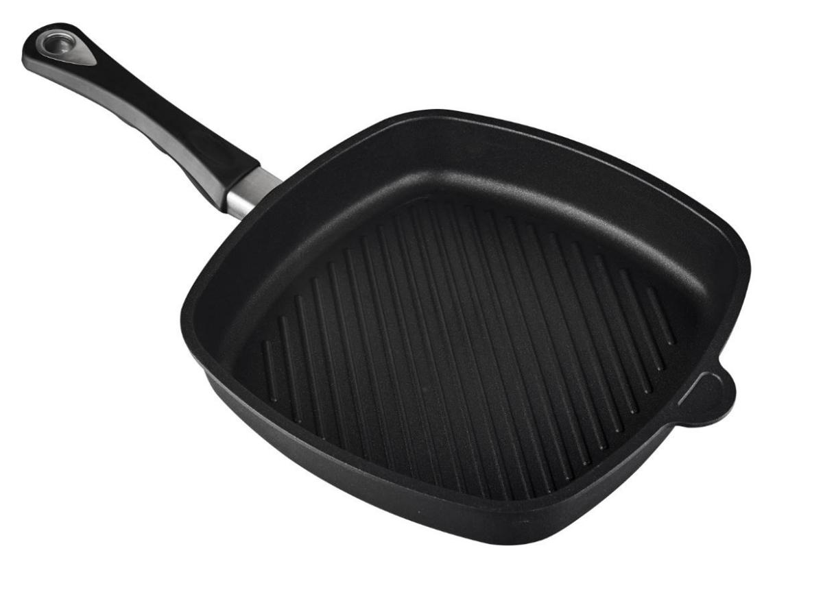 Leggno BLK2200BBQ28 Döküm İndüksiyon Uyumu 28x28 cm Tava