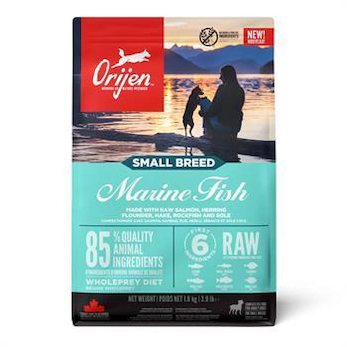 Orijen Marine Fish Balıklı Küçük Irk Yetişkin Kuru Köpek Maması 1.8 kg