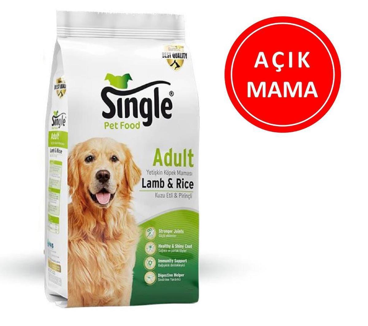 Single Kuzu Etli Tüm Irklar Yetişkin Kuru Köpek Maması 1 kg