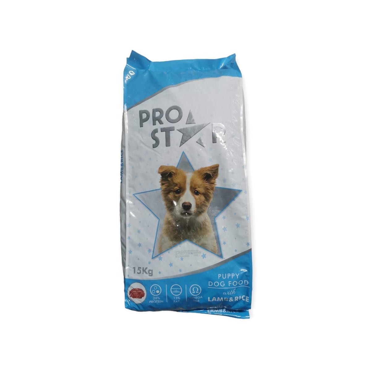 Pro Star Kuzu Etli ve Pirinçli Tüm Irklar Yavru Kuru Köpek Maması 15 kg