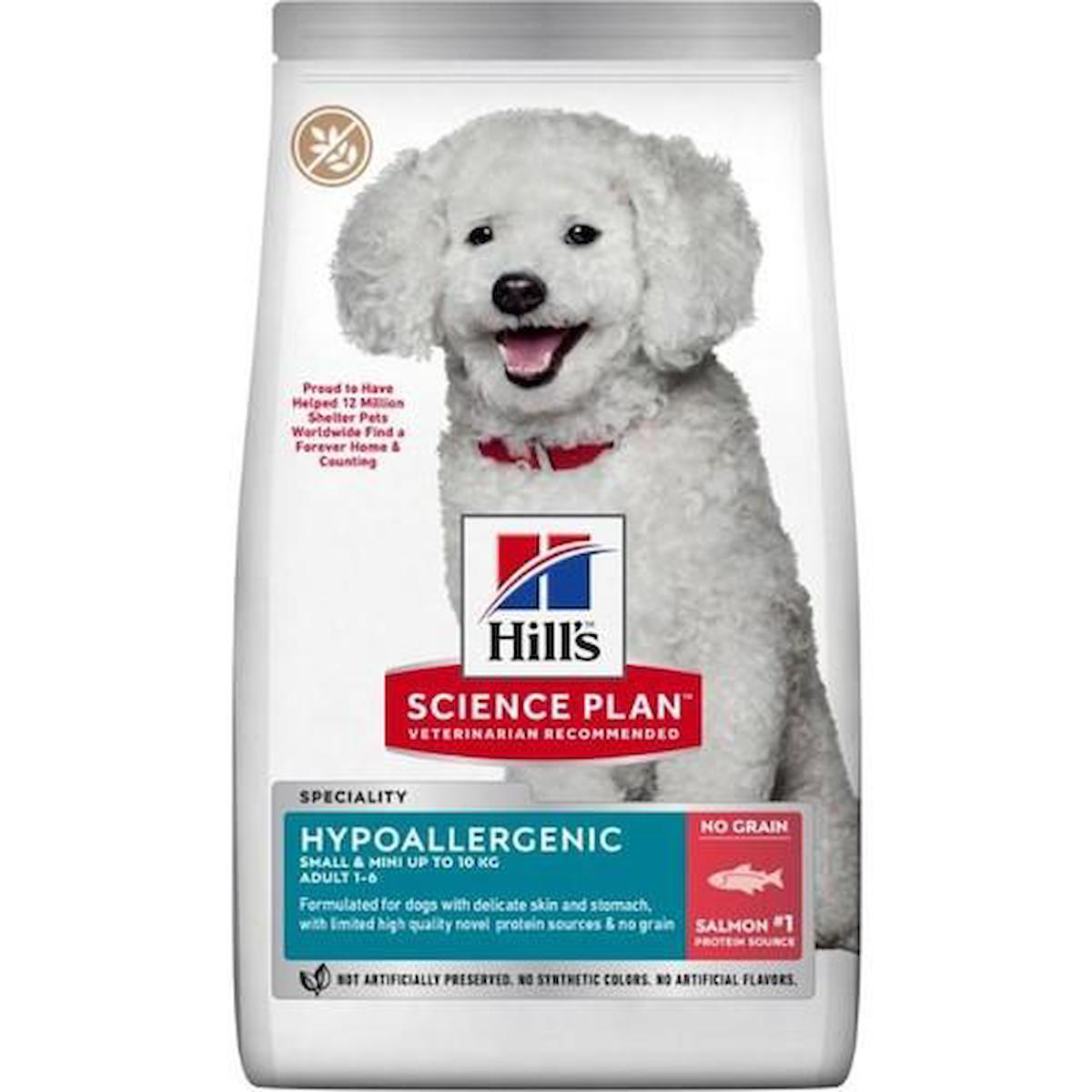 Hill'S Hypoallergenic Somonlu Küçük Irk Yetişkin Kuru Köpek Maması 6 kg