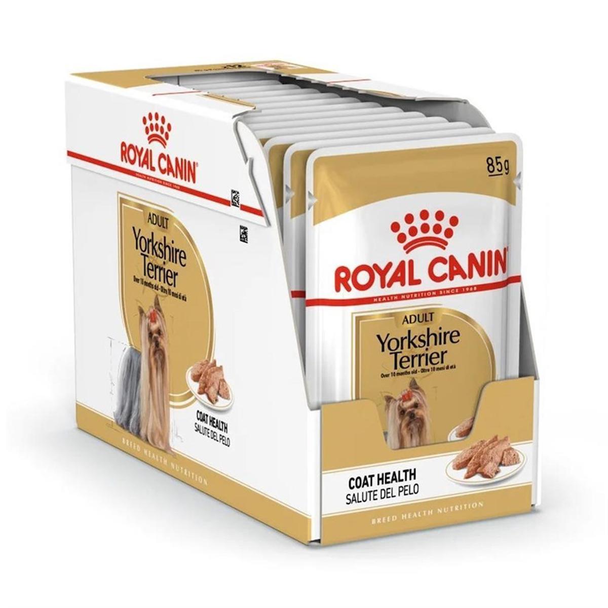 Royal Canin Breed Health Nutrition Yorkshire Terrier Tüm Irklar Yetişkin Kuru Köpek Maması 85 gr