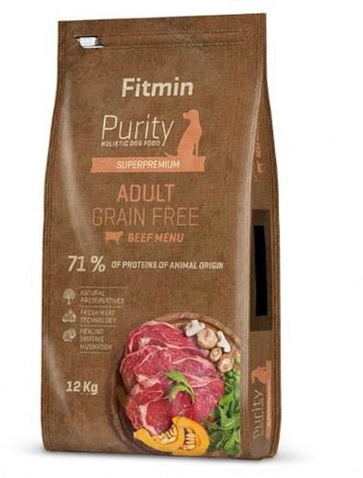 Fitmin Super Premium Biftekli Tüm Irklar Yetişkin Kuru Köpek Maması 12 kg