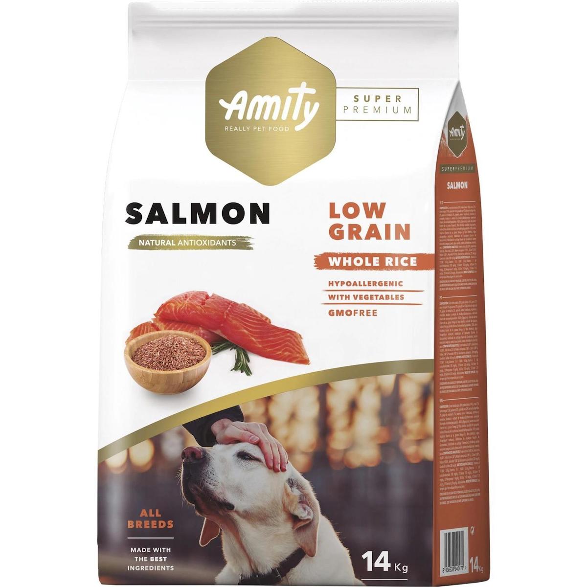 Amity Super Premium Somonlu Tüm Irklar Yetişkin Kuru Köpek Maması 14 kg