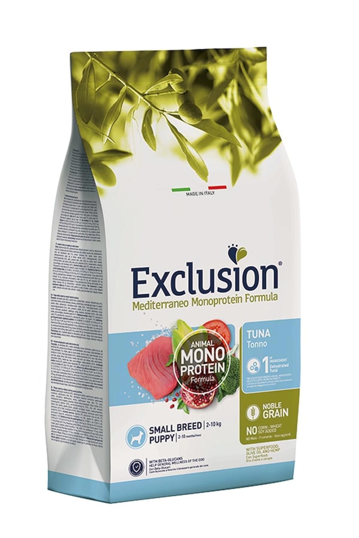 Exclusion Monoprotein Balıklı ve Narlı Küçük Irk Yavru Kuru Köpek Maması 2 kg