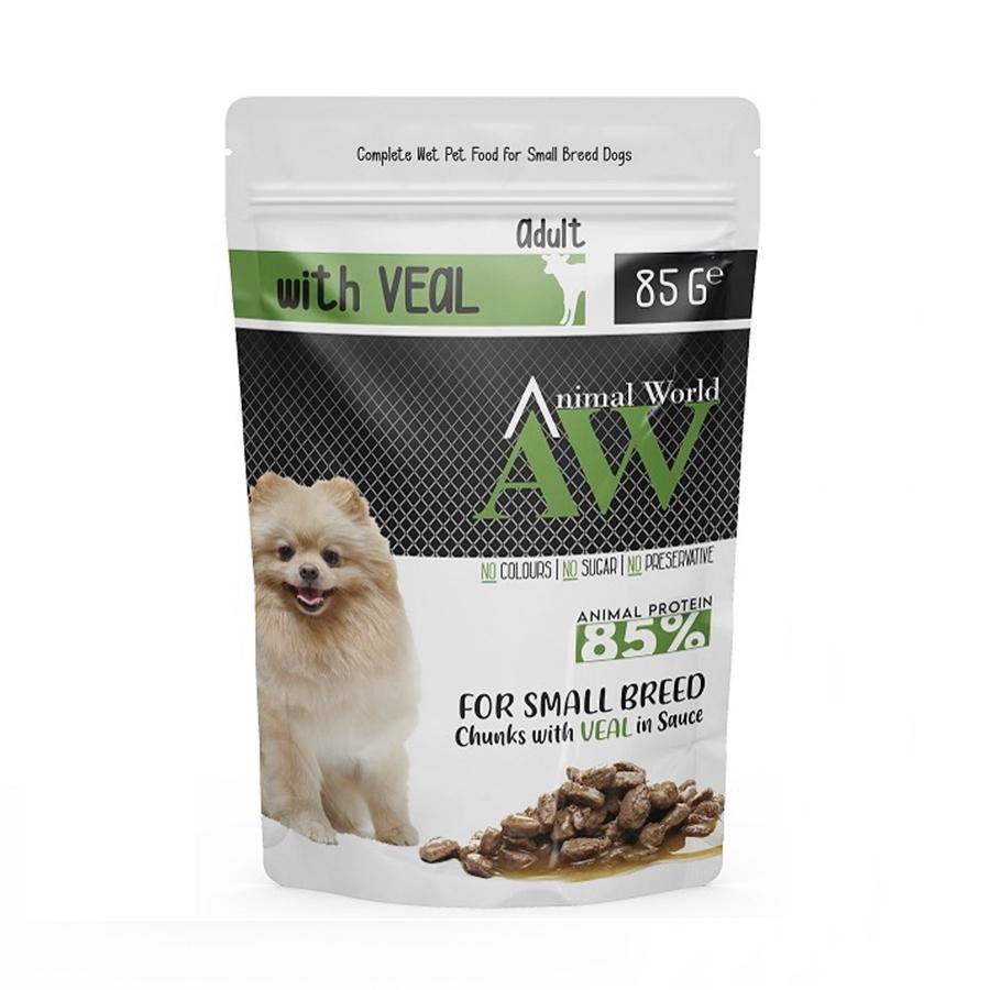 Animal World Dana Etli Küçük Irk Yetişkin Kuru Köpek Maması 85 gr