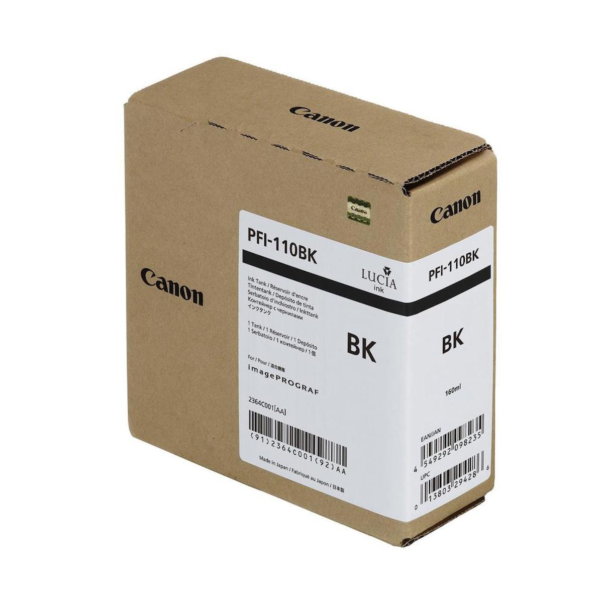 Canon PFI-110BK Orijinal Siyah Mürekkep Kartuş