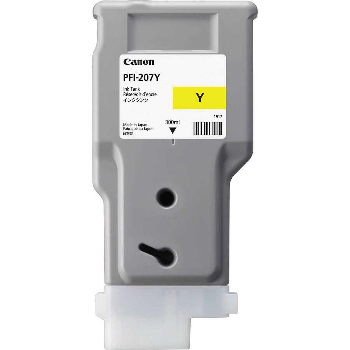 Canon PFI-207Y Orijinal Sarı Mürekkep Kartuş