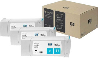 HP 81-C5067A Orijinal Mavi Mürekkep Kartuş