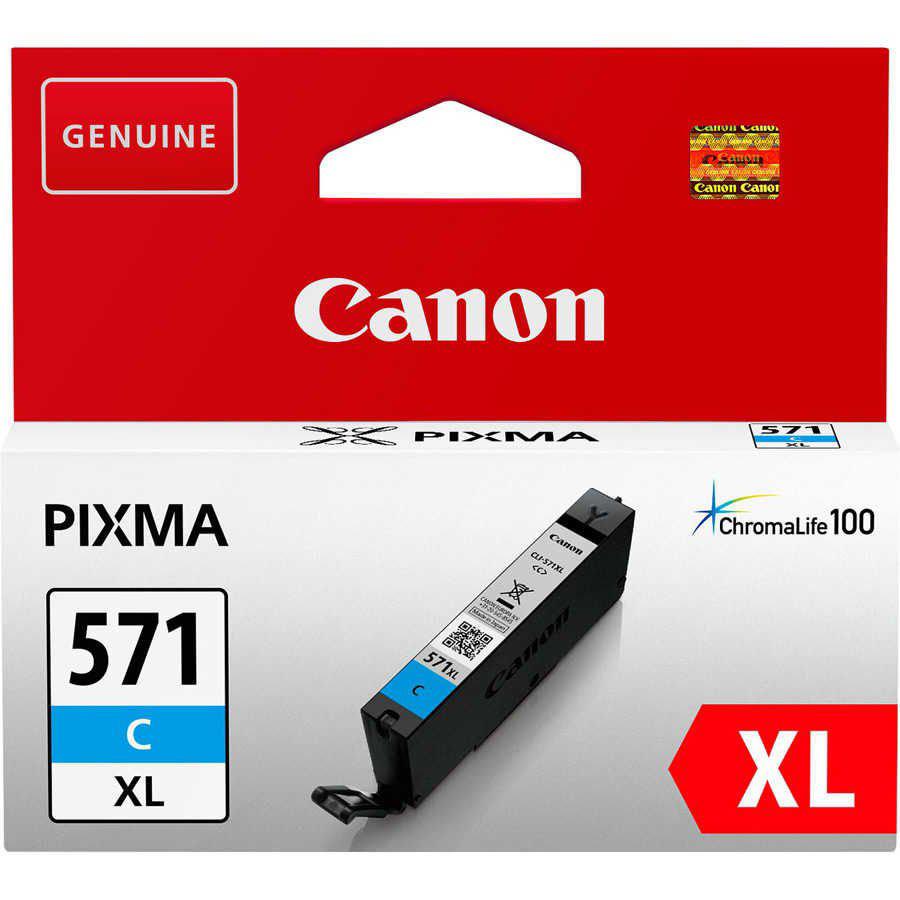 Canon CLI-571C XL Orijinal Mavi Mürekkep Kartuş