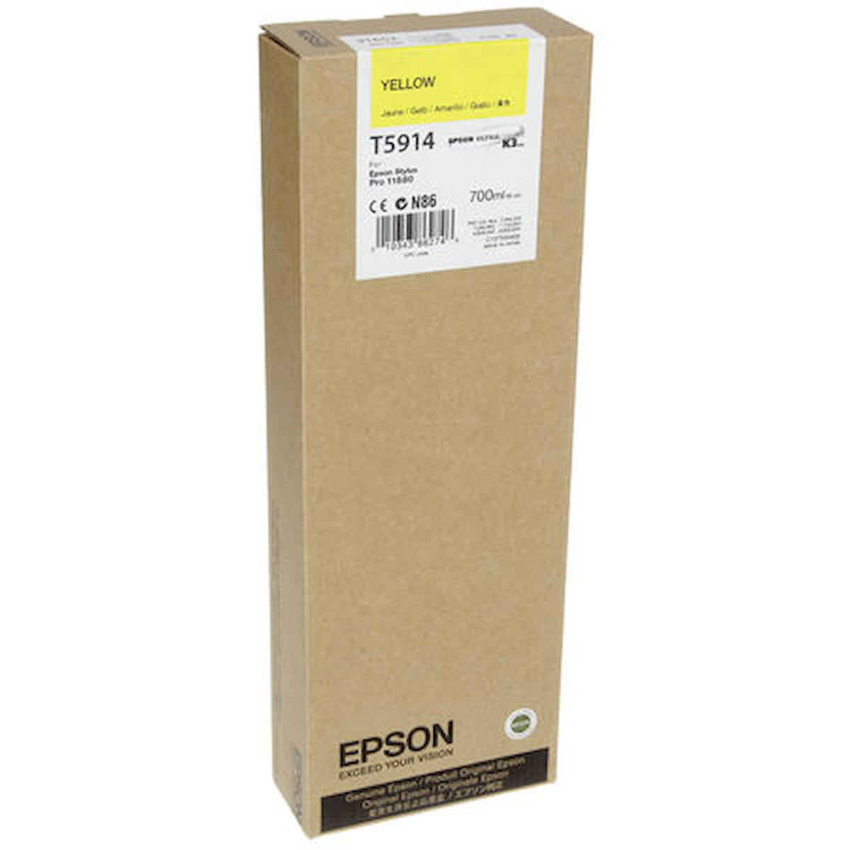 Epson T5914-C13T591400 Orijinal Sarı Mürekkep Kartuş