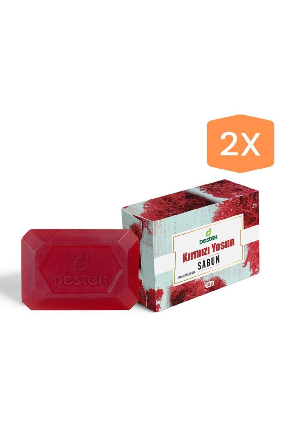 Destek Kırmızı Yosun Sabun 2x150 gr