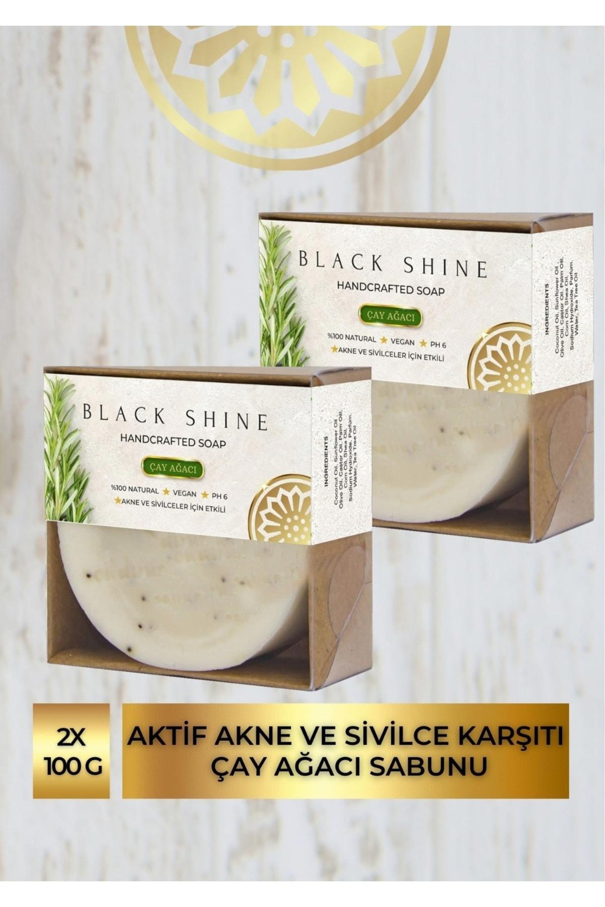 Black Shine Çay Ağacı Sabun 2x100 gr