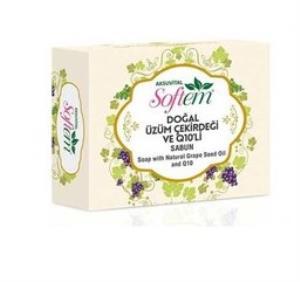 Softem Q10 Üzüm Çekirdeği Sabun 130 gr