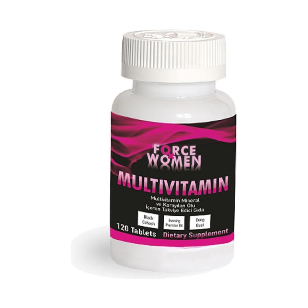 Force Aromasız Kadın Vitamin 120 Tablet