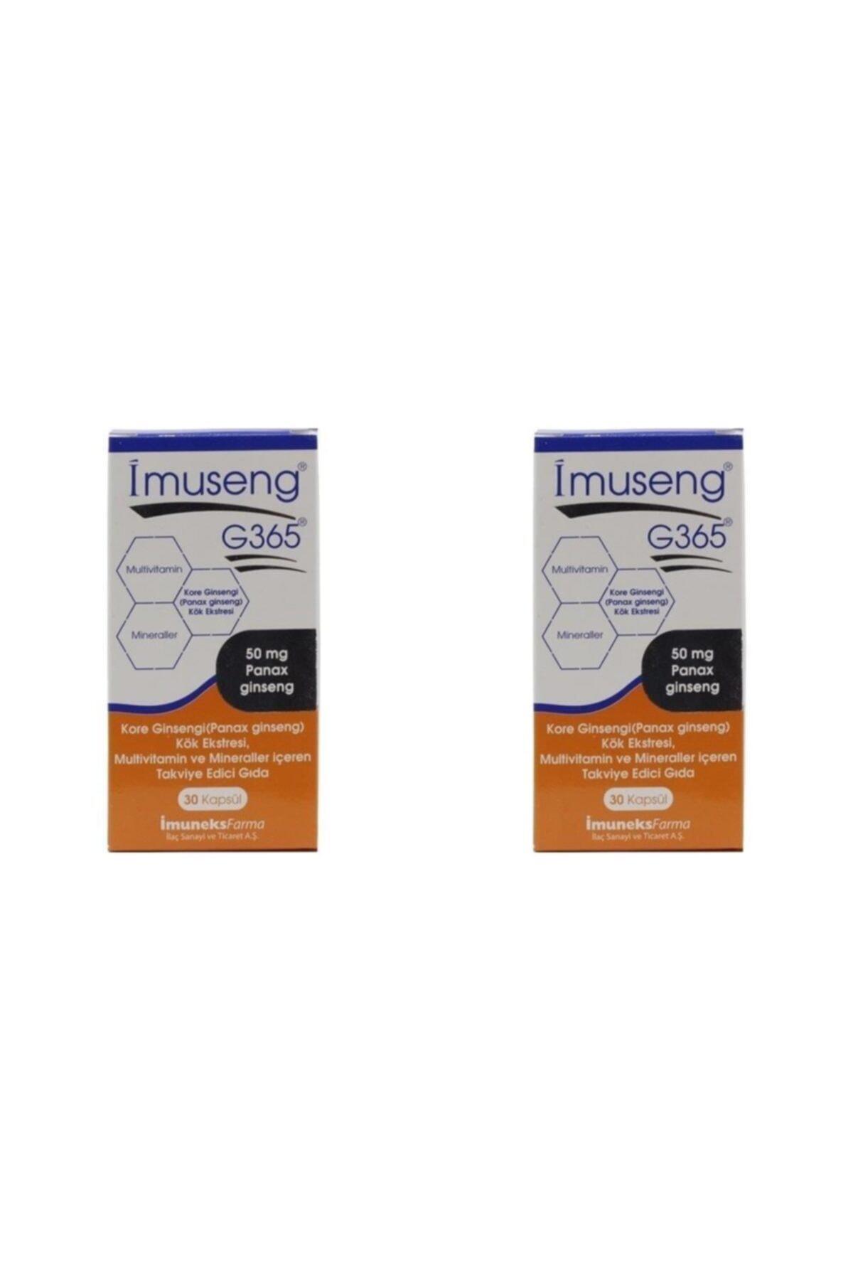 Imuneks Imuseng G365 Aromasız Unisex Vitamin 2x30 Kapsül