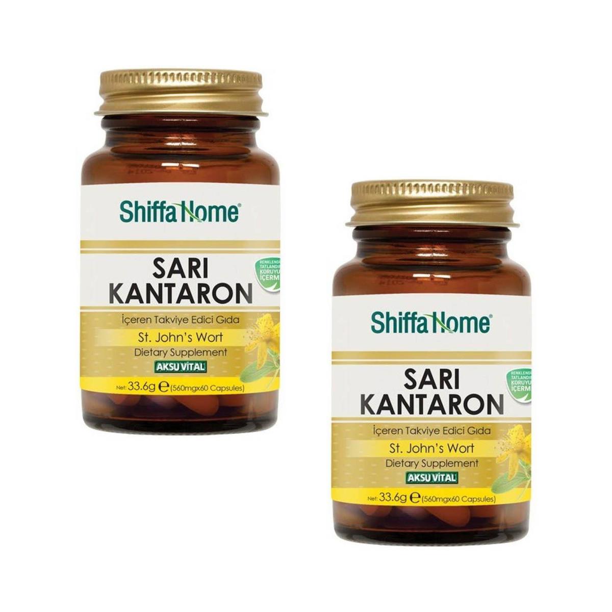 Shiffa Home Kantaron Aromasız Unisex Vitamin 2x60 Kapsül