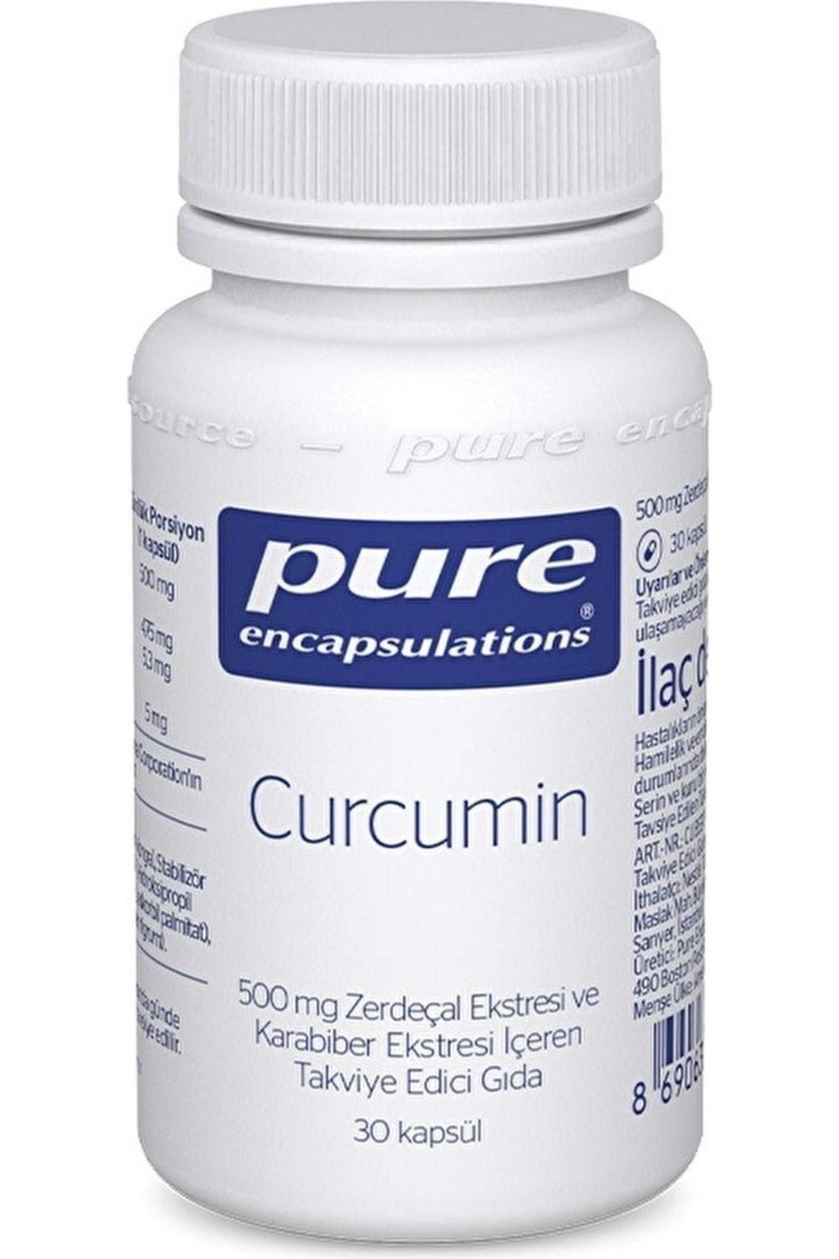 Pure Encapsulations Curcumin Aromasız Unisex Vitamin 30 Kapsül