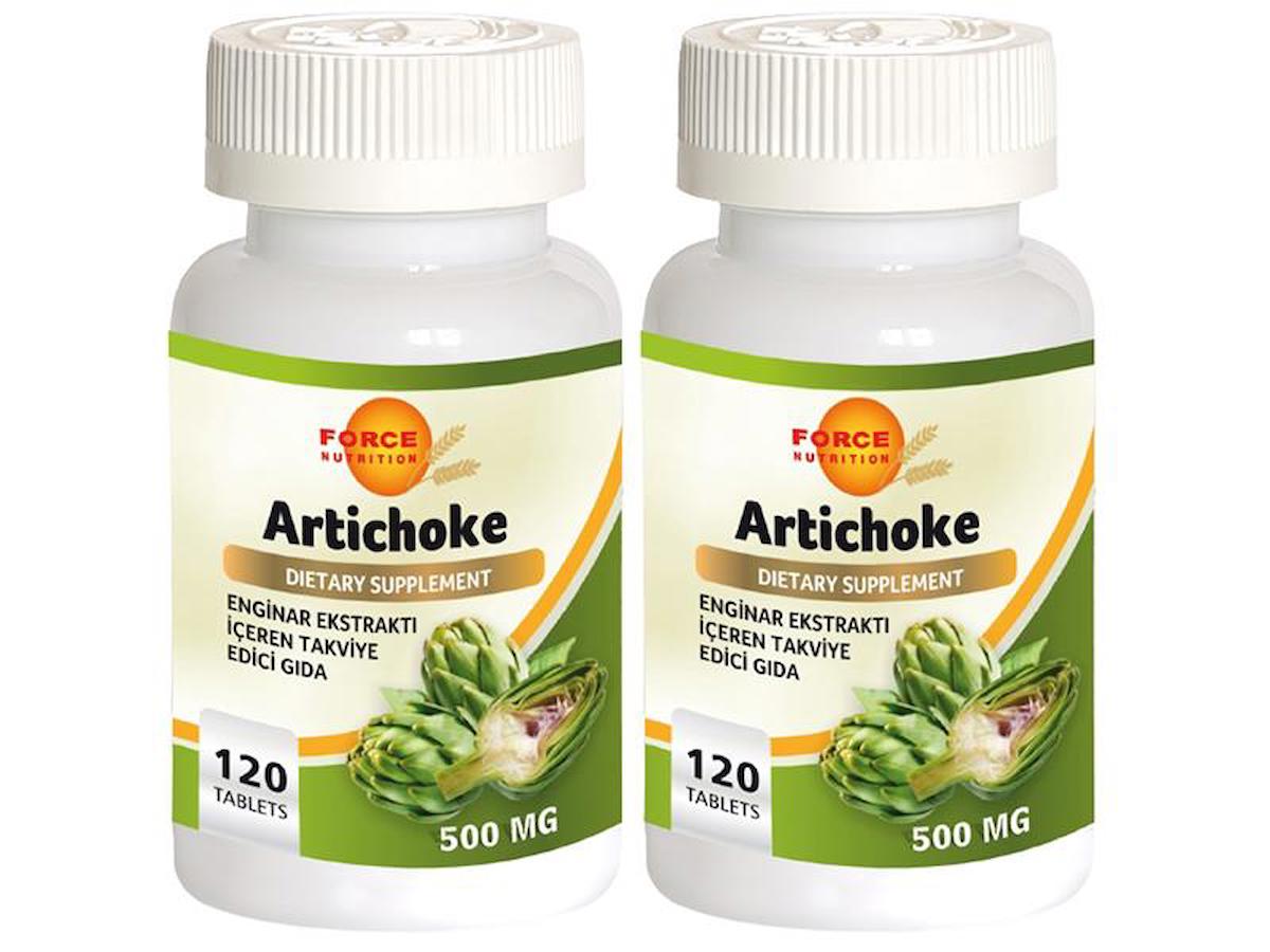 Force Nutrition Artichoke Aromasız Unisex Vitamin 2x120 Tablet
