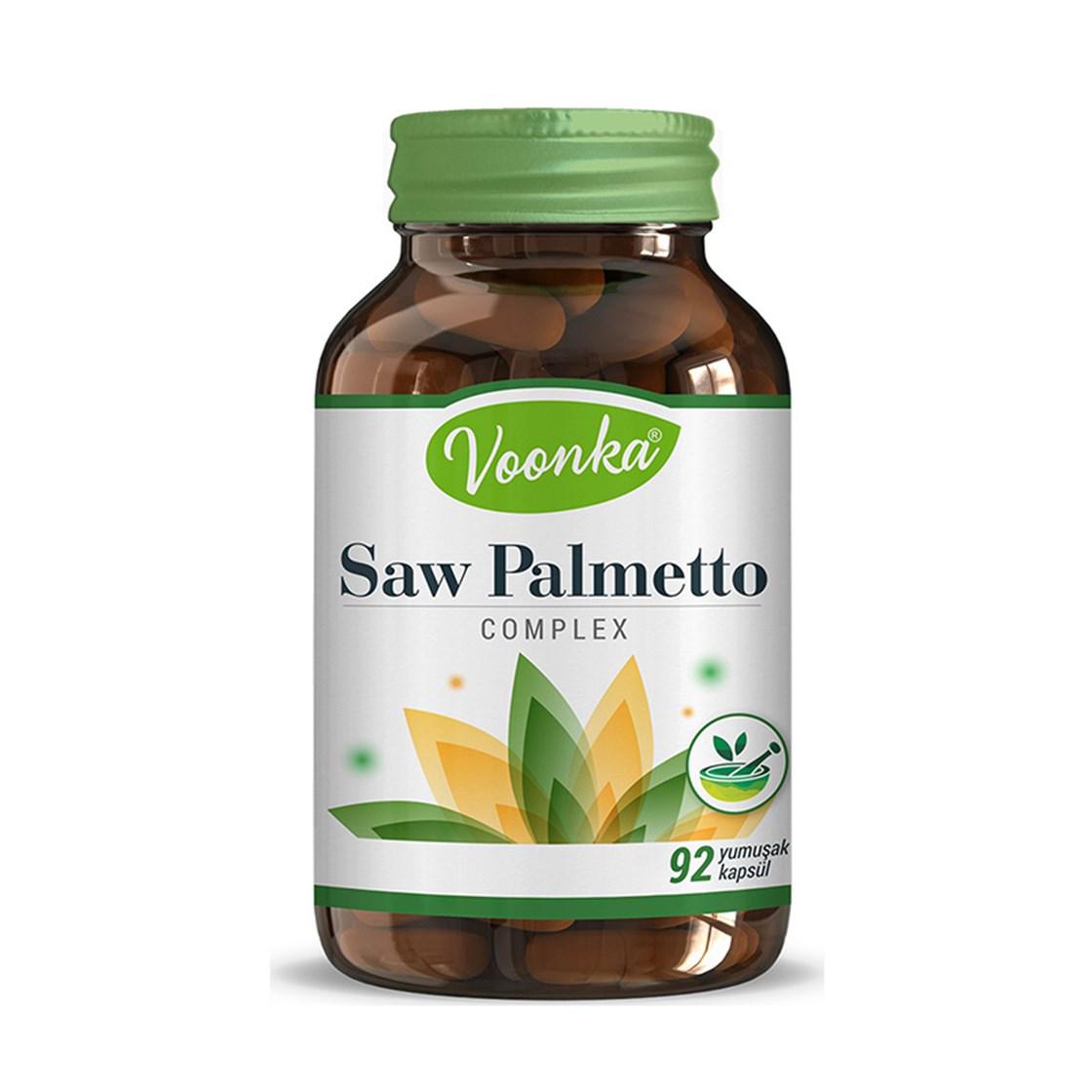 Voonka Saw Palmetto Complex Sade Unisex Vitamin 92 Kapsül