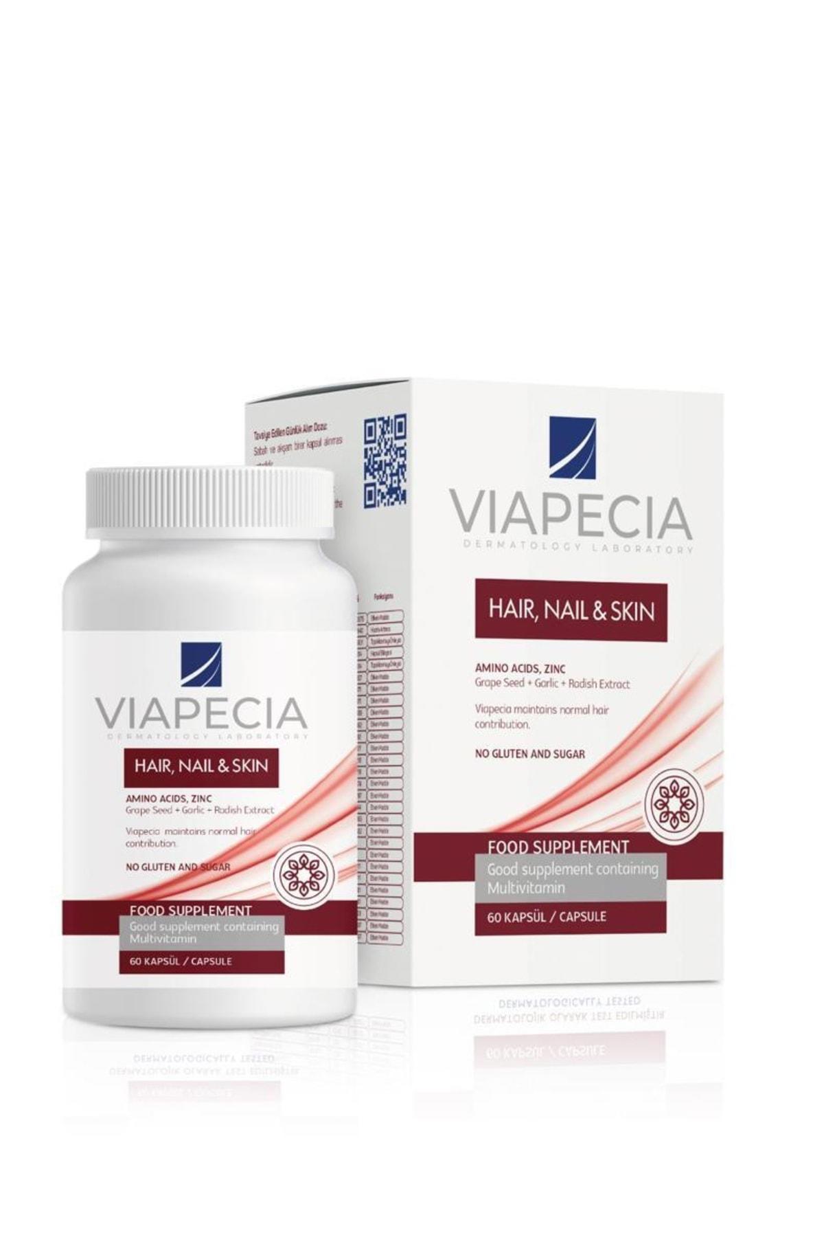 Viapecia Aromasız Unisex Vitamin 60 Kapsül