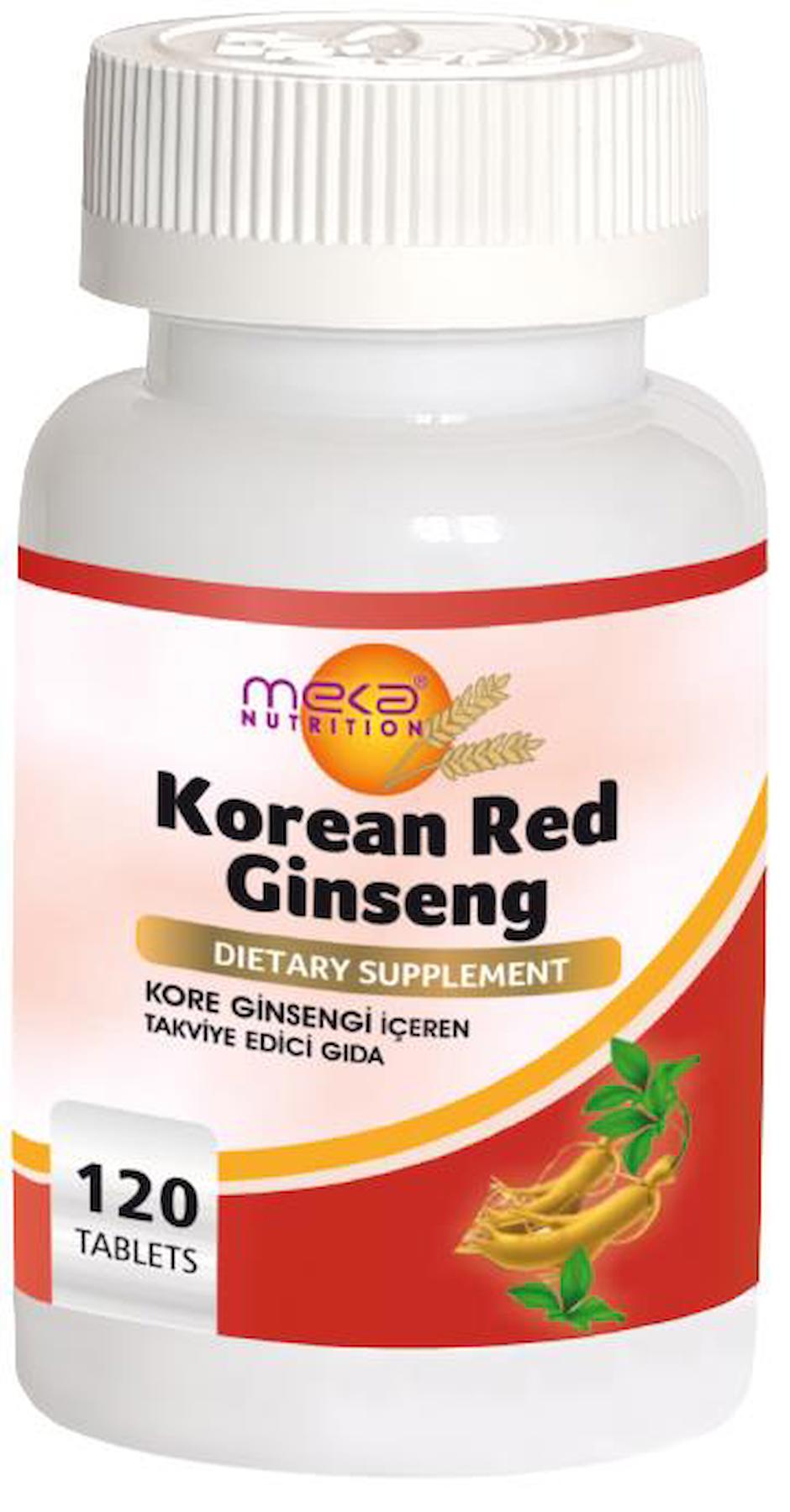 Meka Nutrition Ginseng Aromasız Unisex Vitamin 120 Tablet