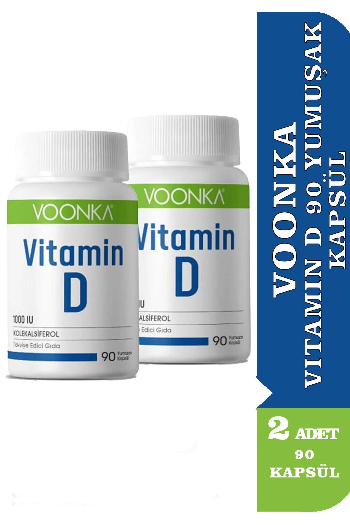 Voonka Vitamin D Sade Unisex 2x90 Kapsül